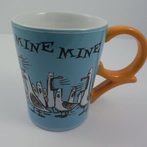 Disney Pixar Finding Nemo "Mine Mine Mine" Seagulls Coffee Mug LIKE NEW!